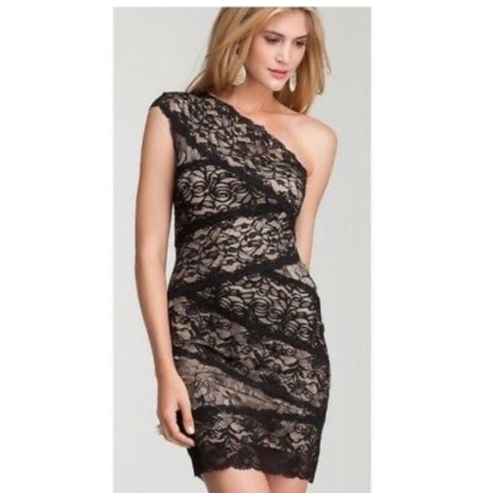 Bebe lace mini dress